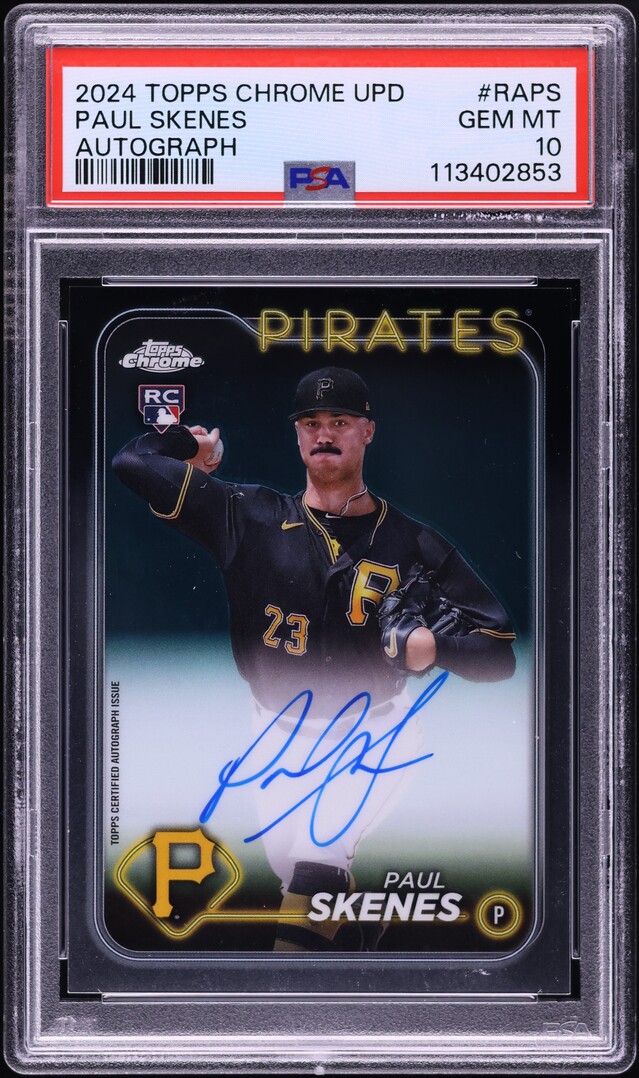Paul Skenes 2024 Topps chrome update リフラクター Refractor RC 