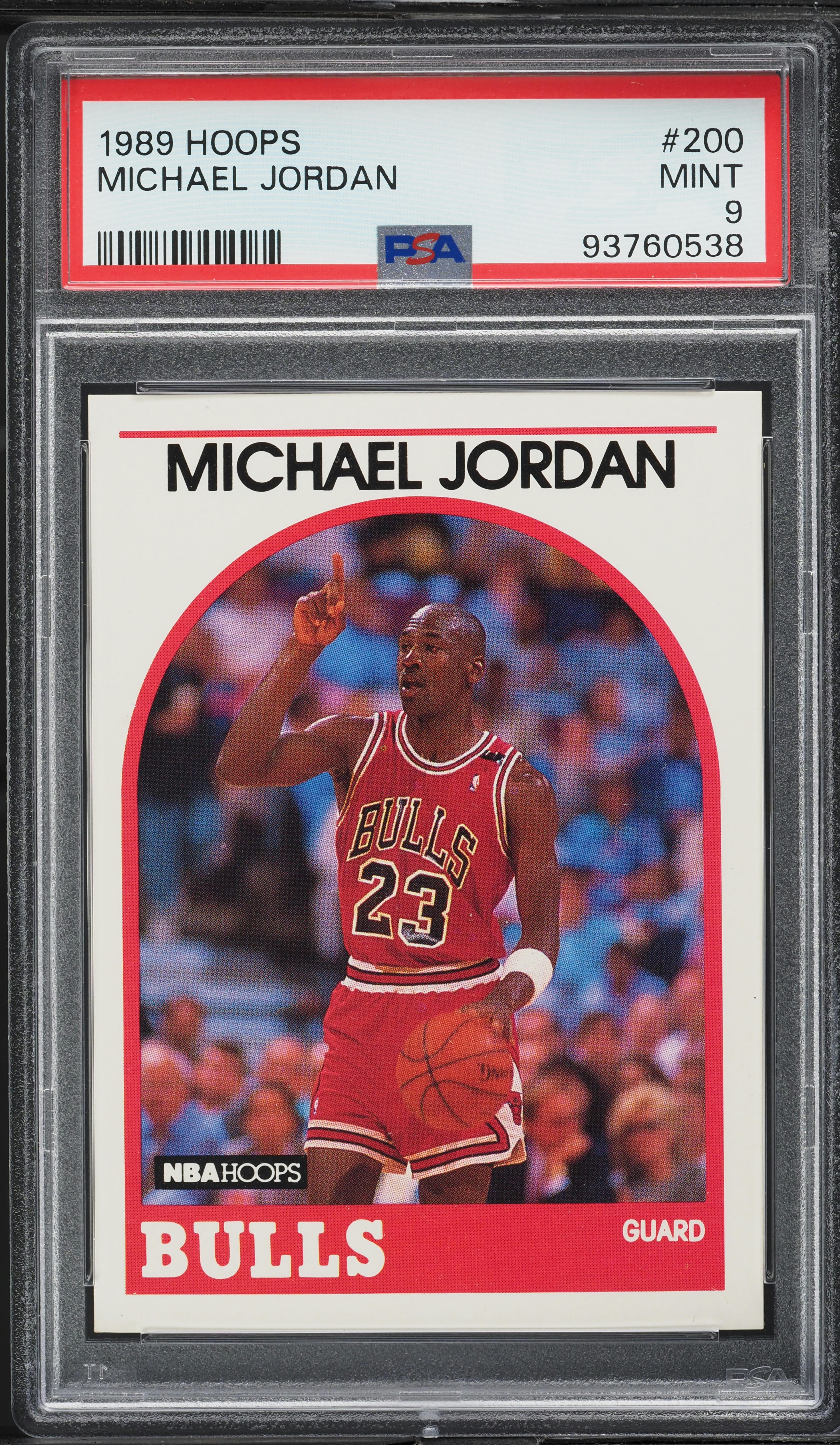1989 Hoops Michael Jordan #200 PSA 9 MINT on Fanatics Collect
