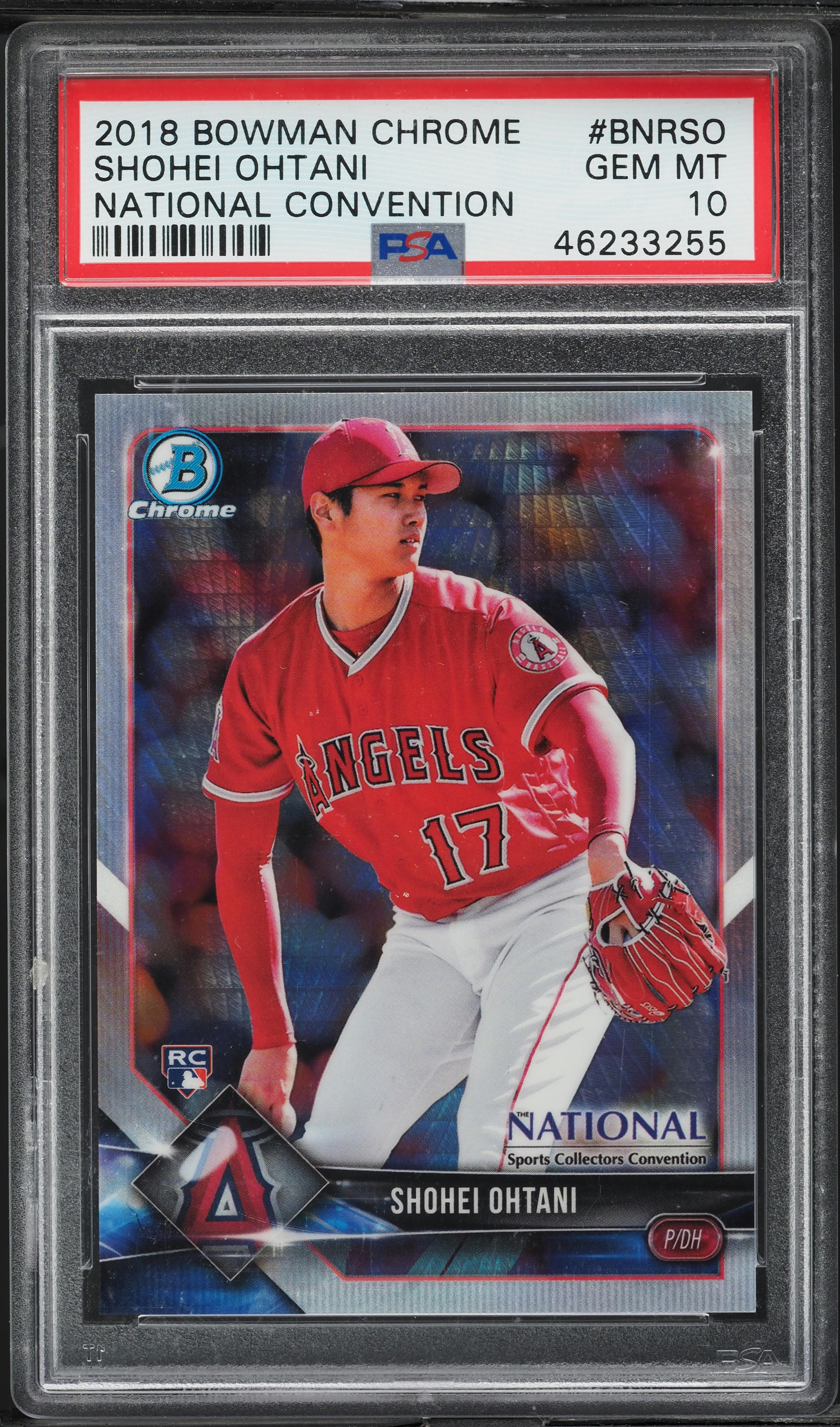 2018 Bowman Chrome National Convention Shohei Ohtani ROOKIE #BNRSO