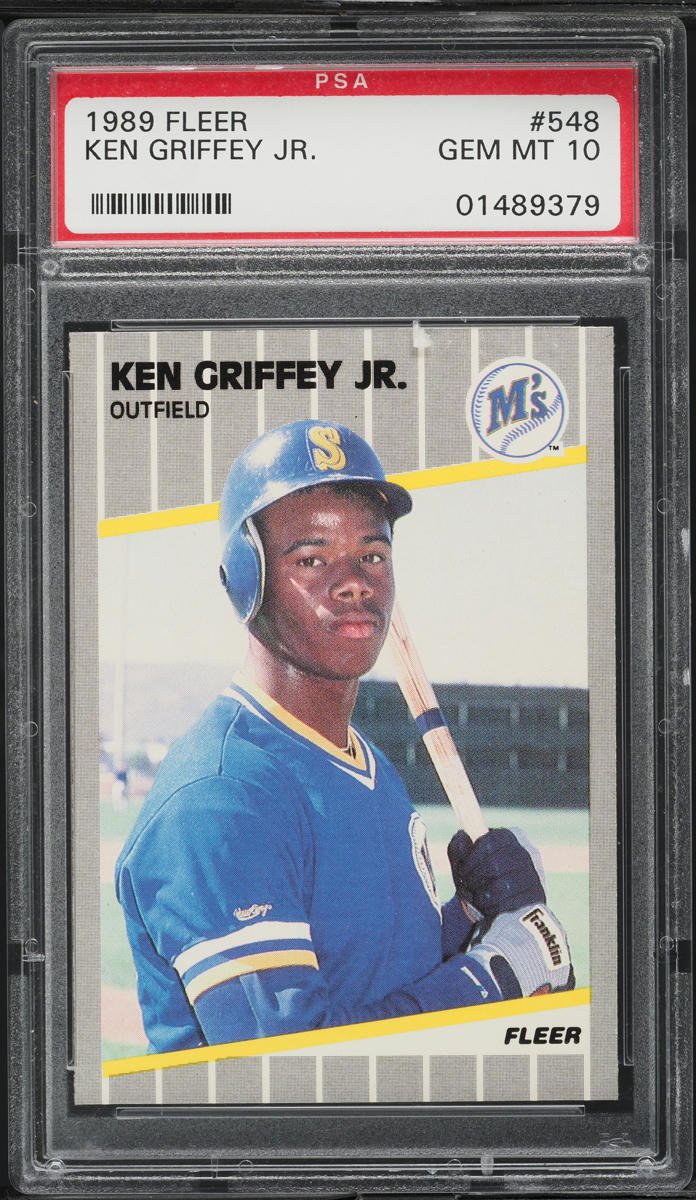 1989 Fleer Ken Griffey Jr. ROOKIE #548 PSA 10 GEM MINT