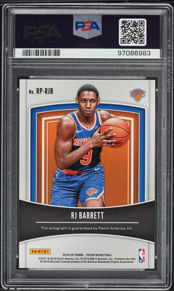RJ Barrett 直筆サイン 2019 Panini flawless RJ Barrett 直筆サイン 2019 Panini flawless RJ Barrett 直筆サイン