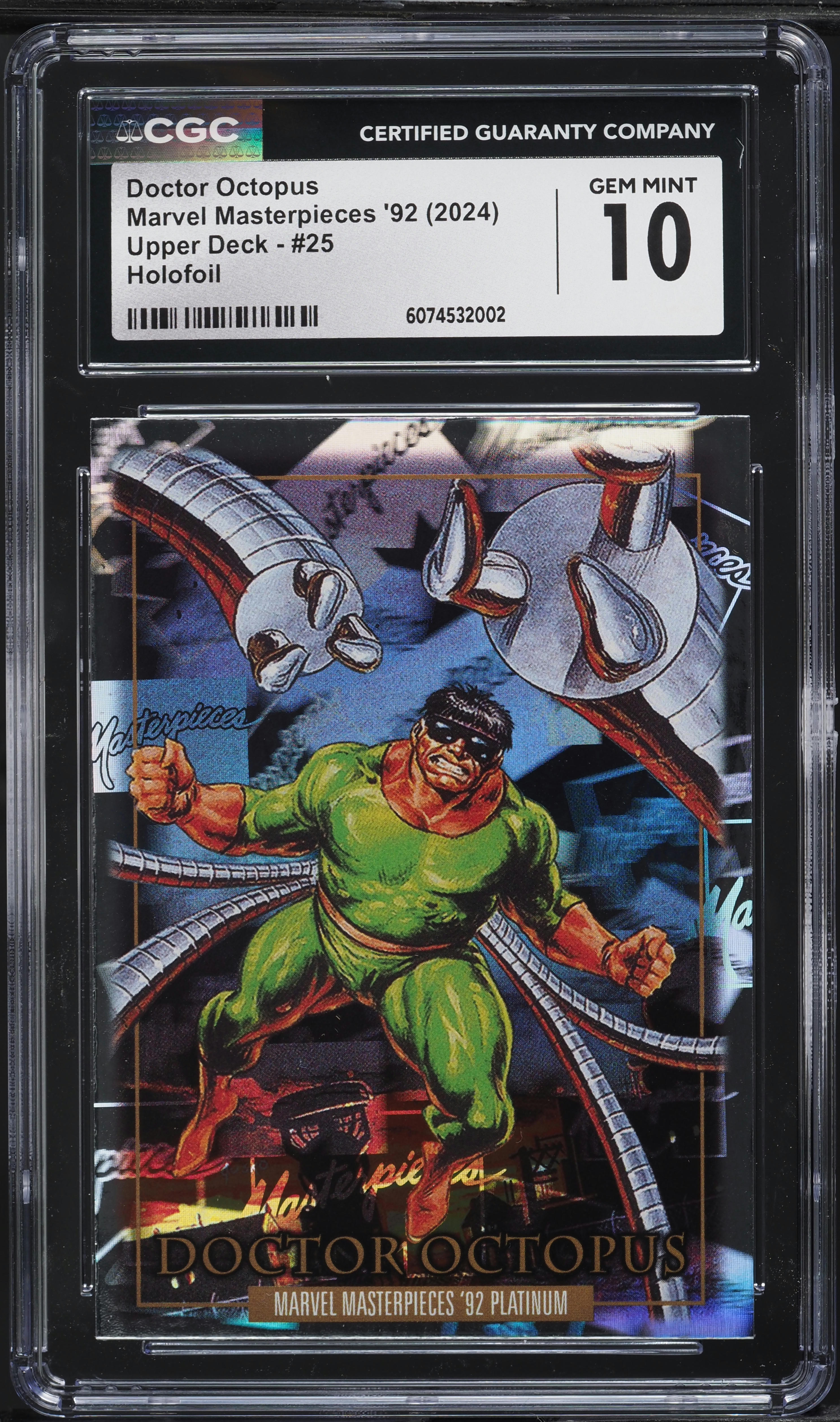 2024 Upper Deck Marvel Masterpieces '92 Holofoil Doctor Octopus