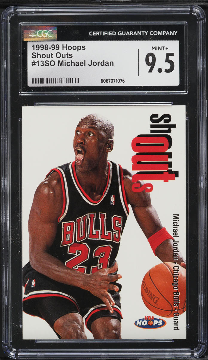 1998 Hoops Shout Outs Michael Jordan #13SO CGC 9.5 MINT+