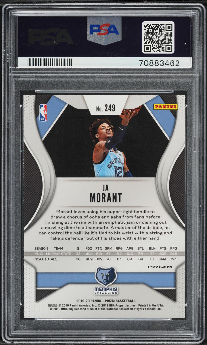 その他 ja morant new beginnings /49 gem mint 10 Amazon.com: PSA Gem Mint 10 2019 Panini Mosaic NBA Debut Ja Morant
