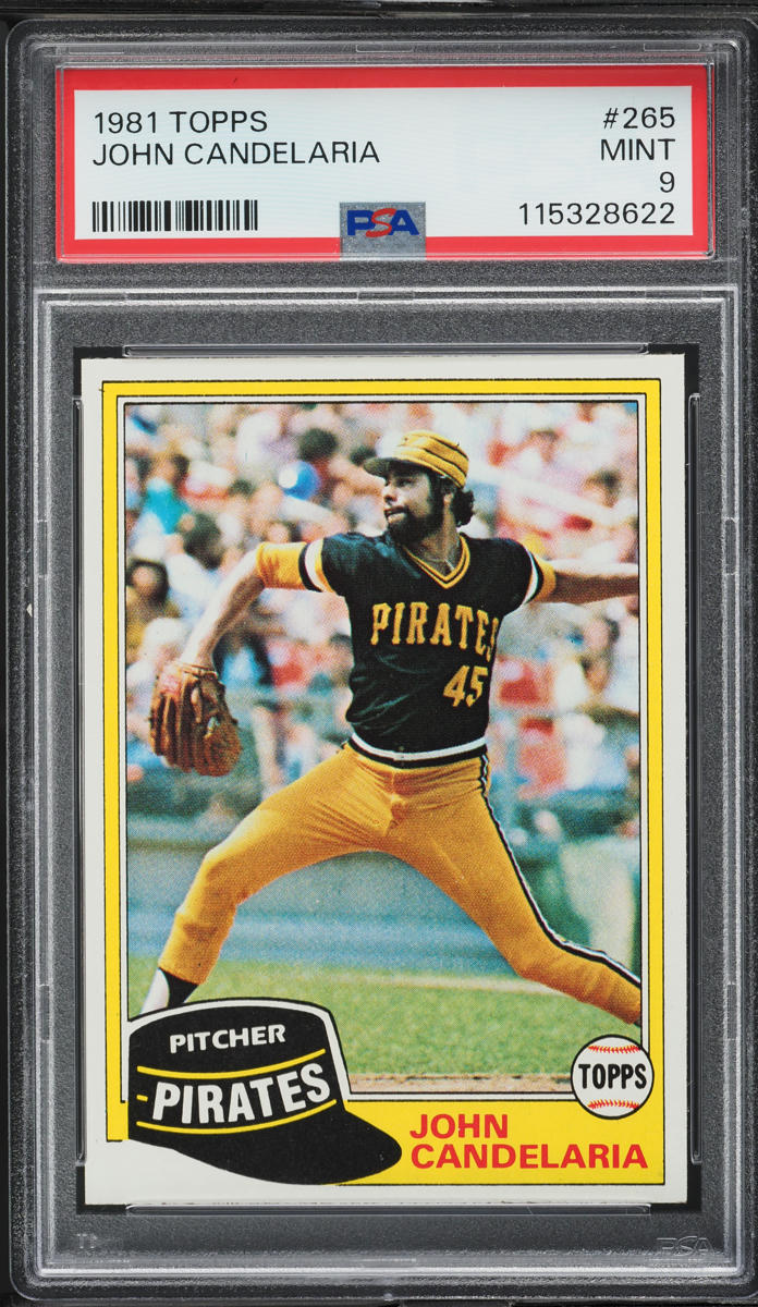 1981 Topps John Candelaria #265 PSA 9 MINT