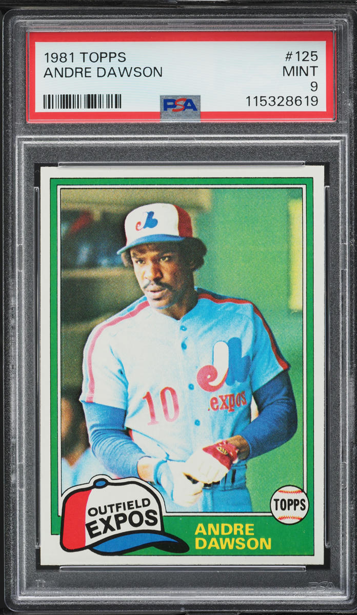 1981 Topps Andre Dawson #125 PSA 9 MINT