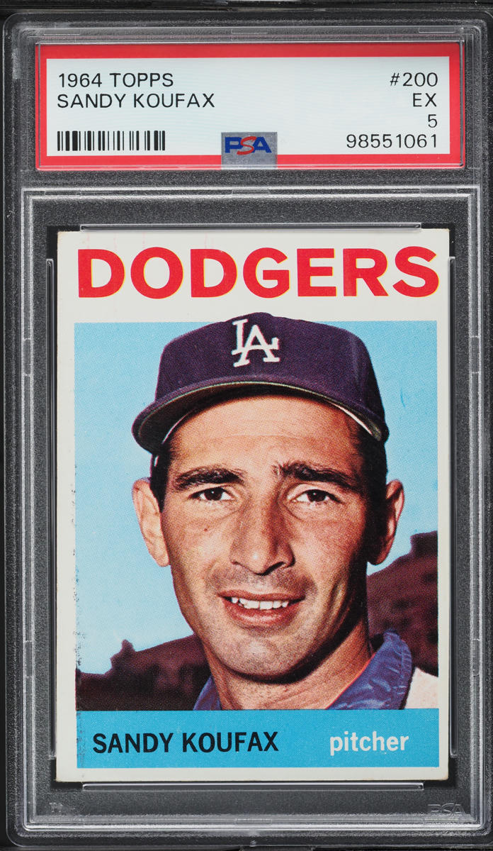 1964 Topps Sandy Koufax #200 PSA 5 EX
