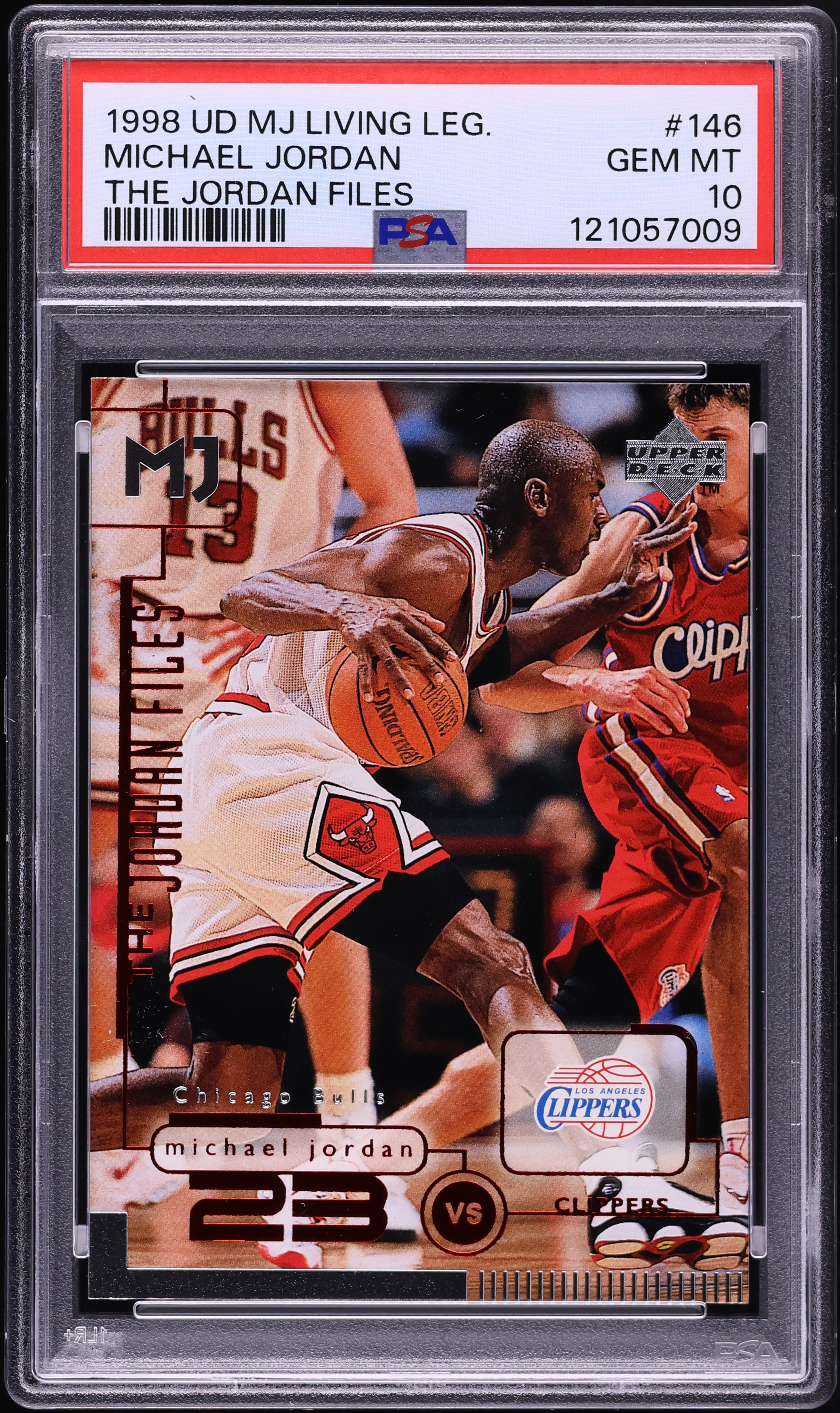 1998 Upper Deck MJ Living Legend Michael Jordan #146 PSA 10 GEM