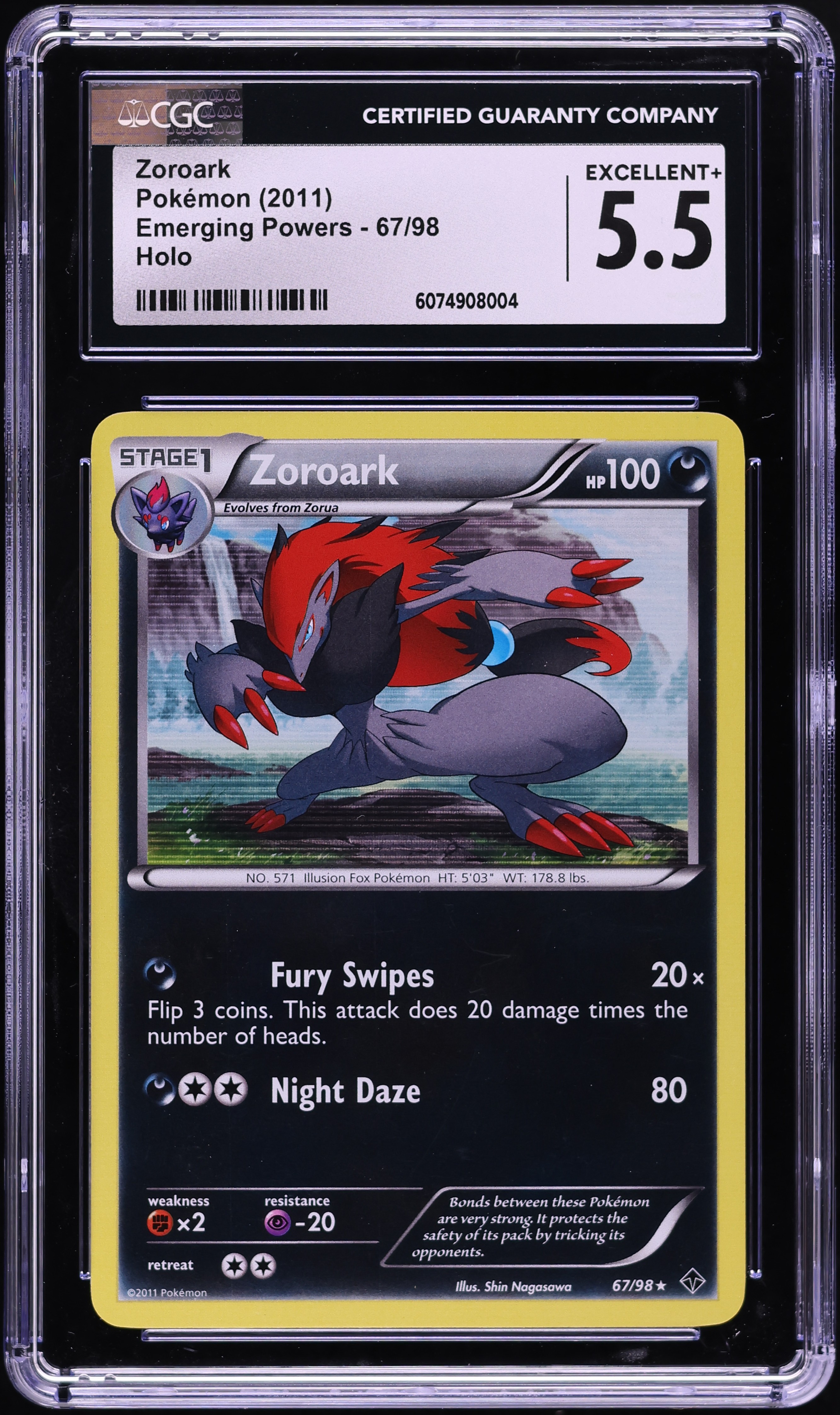 pokemon 2011 cards 2011 Pokemon Fighting Energy Play! Pokemon Promos Cross HOLO CGC 9 (GR –  Pokenpopcollect