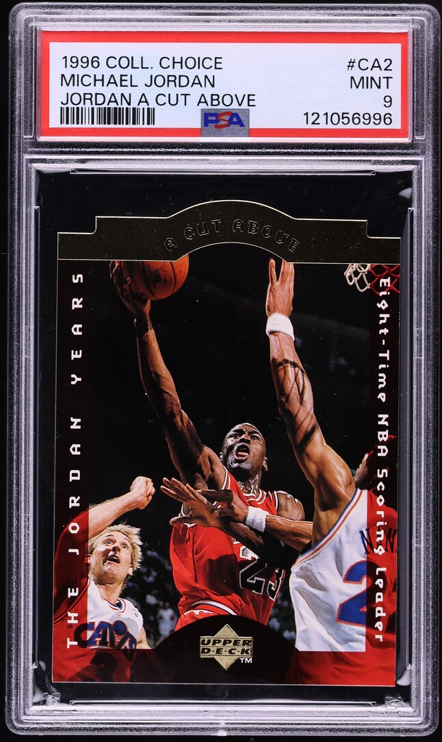 1996 Collector's Choice A Cut Above Die-Cut Michael Jordan #CA2