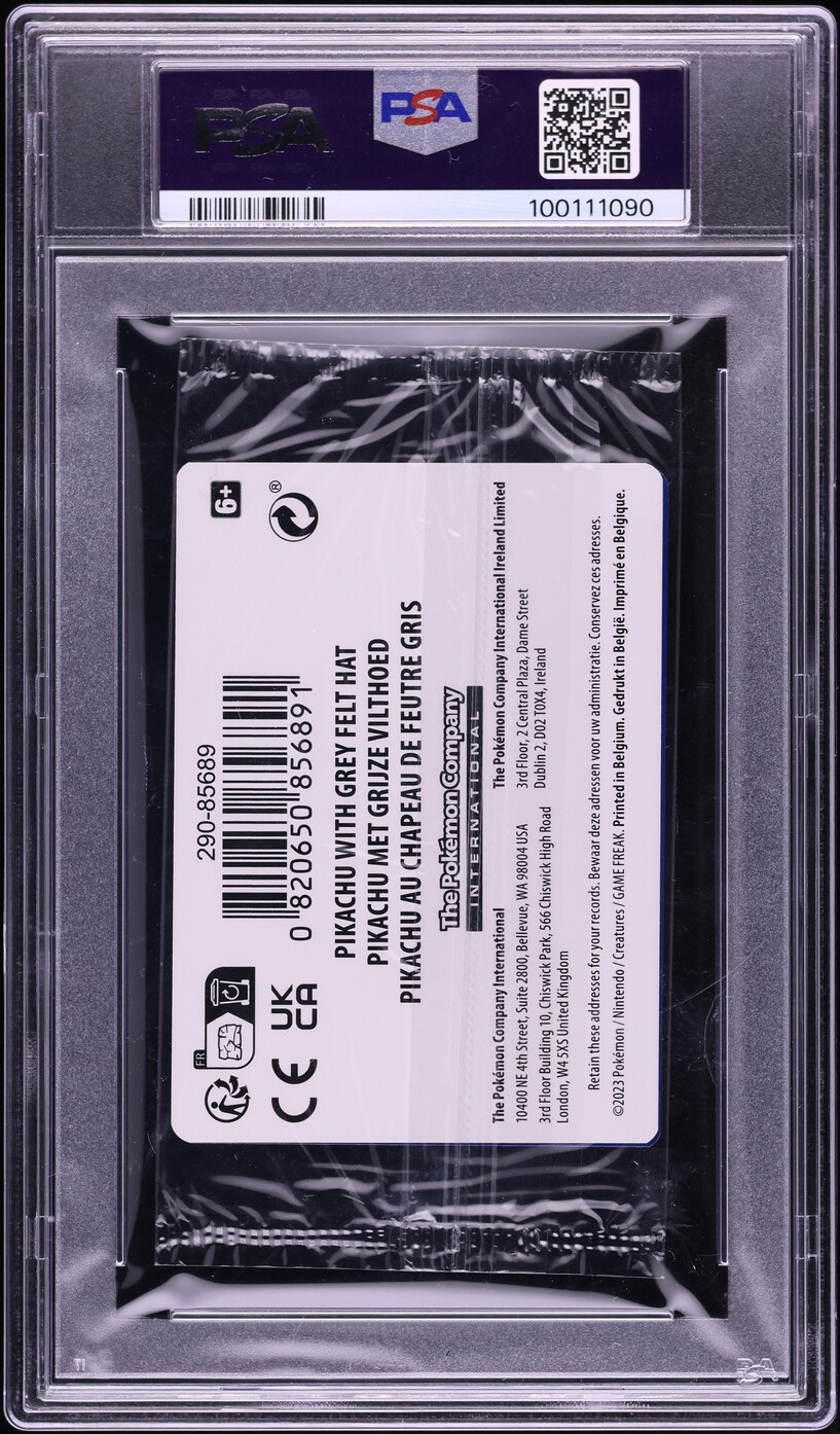 2023 Pokemon SV Black Star Promo Van Gogh Pikachu With Grey Felt Hat #85 PSA 10