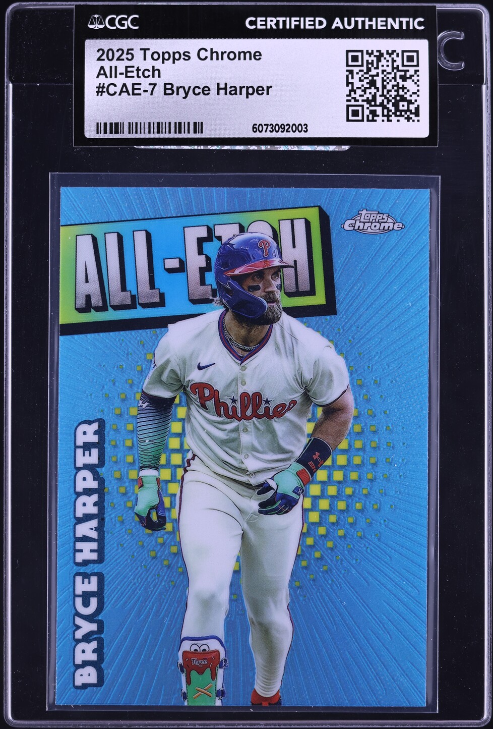 2025 Topps Chrome All-Etch Bryce Harper #CAE-7 CGC AUTH