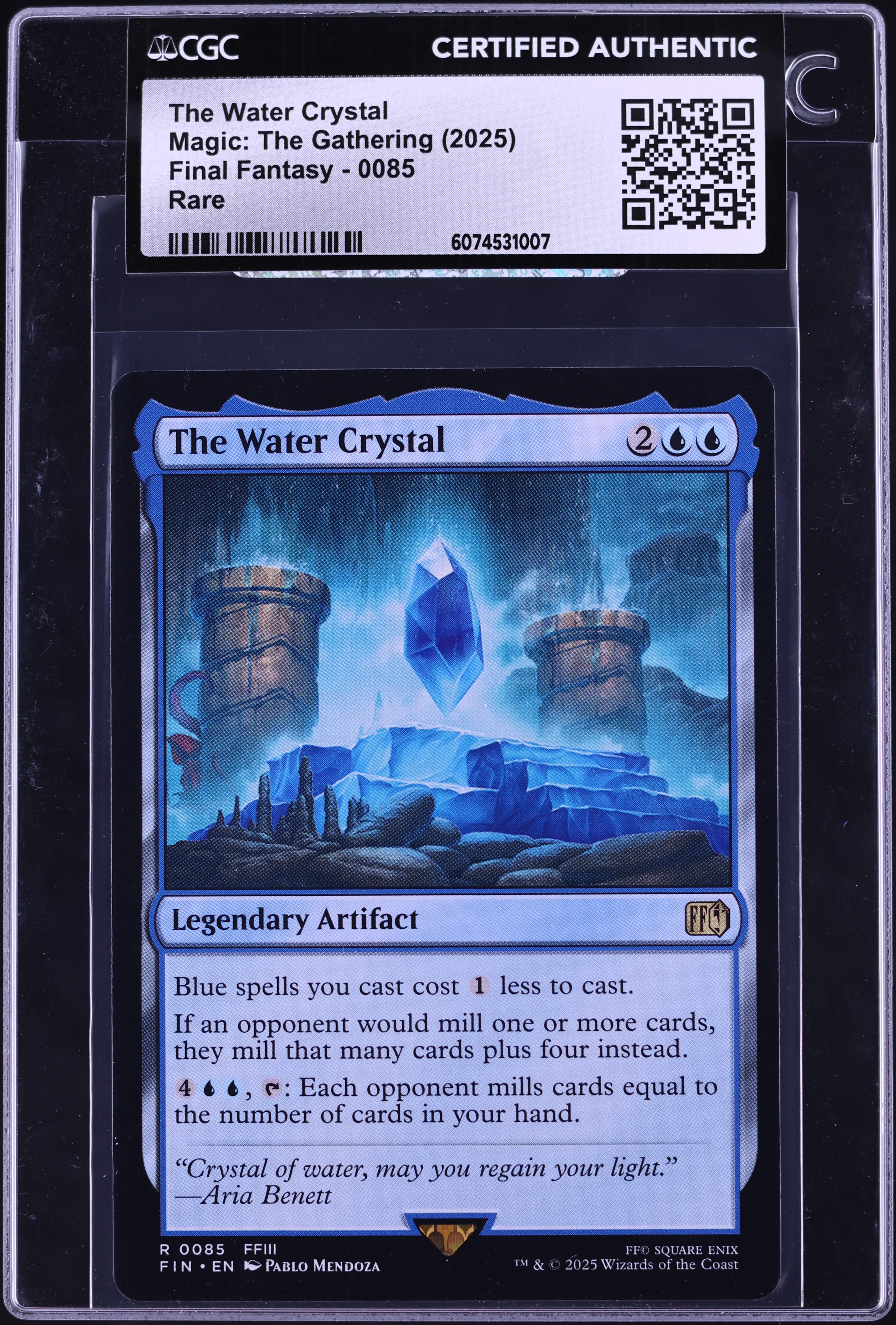 2025 Magic The Gathering MTG Final Fantasy The Water Crystal CGC AUTH on  Fanatics Collect