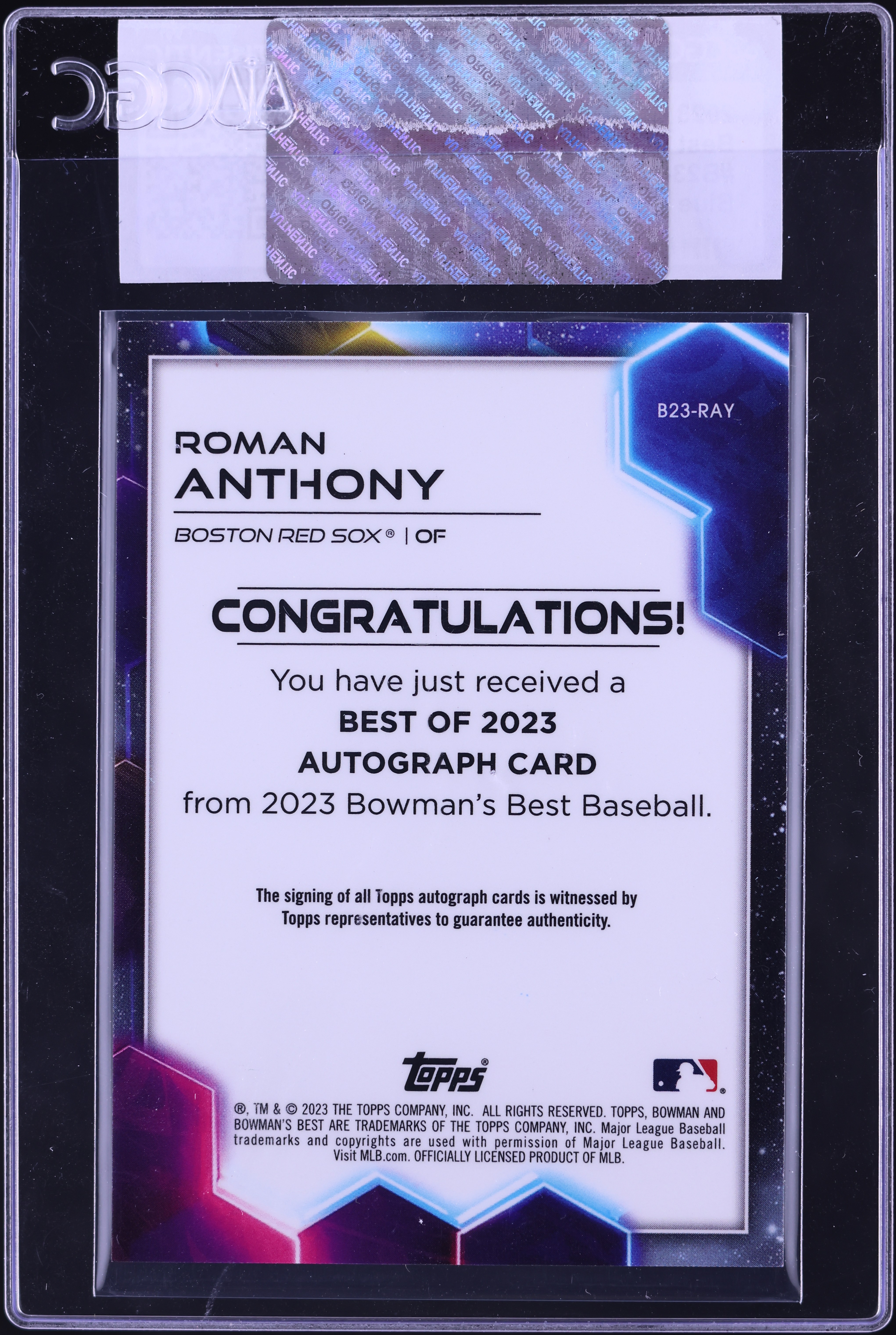 2023 Bowman