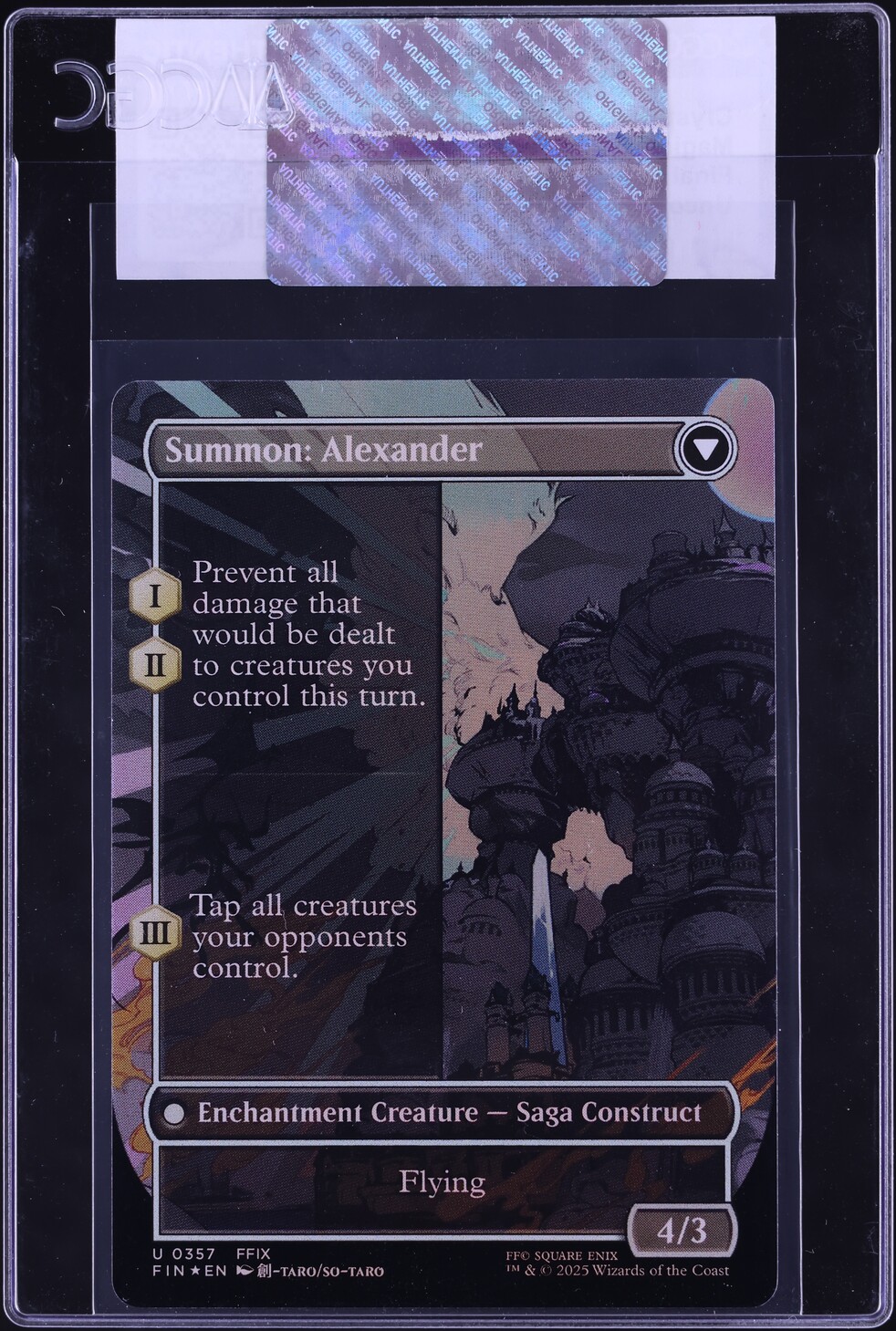 2025 Magic The Gathering MTG Final Fantasy Foil Crystal Fragments CGC AUTH on Fanatics Collect 2025 Magic The Gathering MTG Final Fantasy Foil Crystal Fragments CGC AUTH on Fanatics Collect