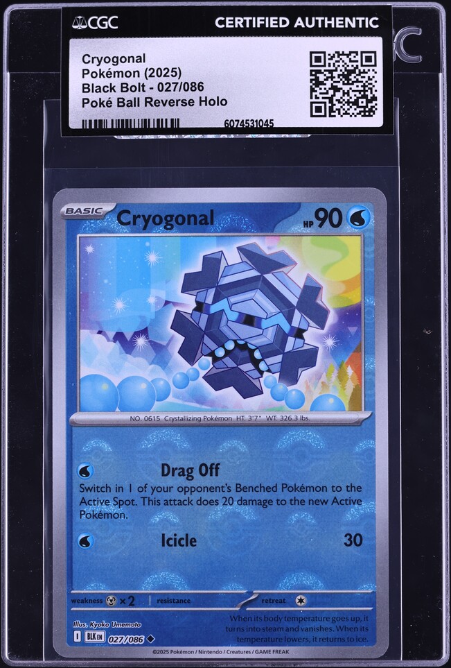 cryogonal pokemon card value SSPen 047/191 Holo with Snowflake Stamp  PokeChalet Shuffle the other cards back into your deck 2025 Pokemon Japanese SV Black