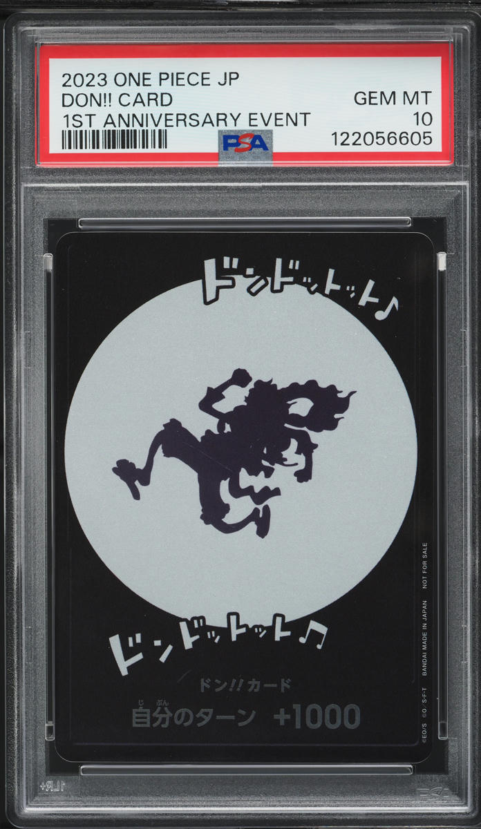 2023 One Piece Japanese Promo 1st Anniversary Event Don!! Card PSA