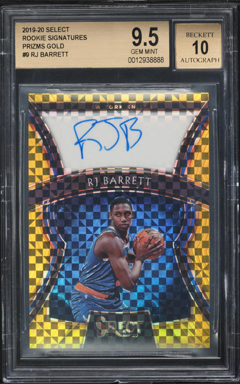 2019 Panini Absolute Memorabilia Level 4 RJ Barrett ROOKIE PATCH 1