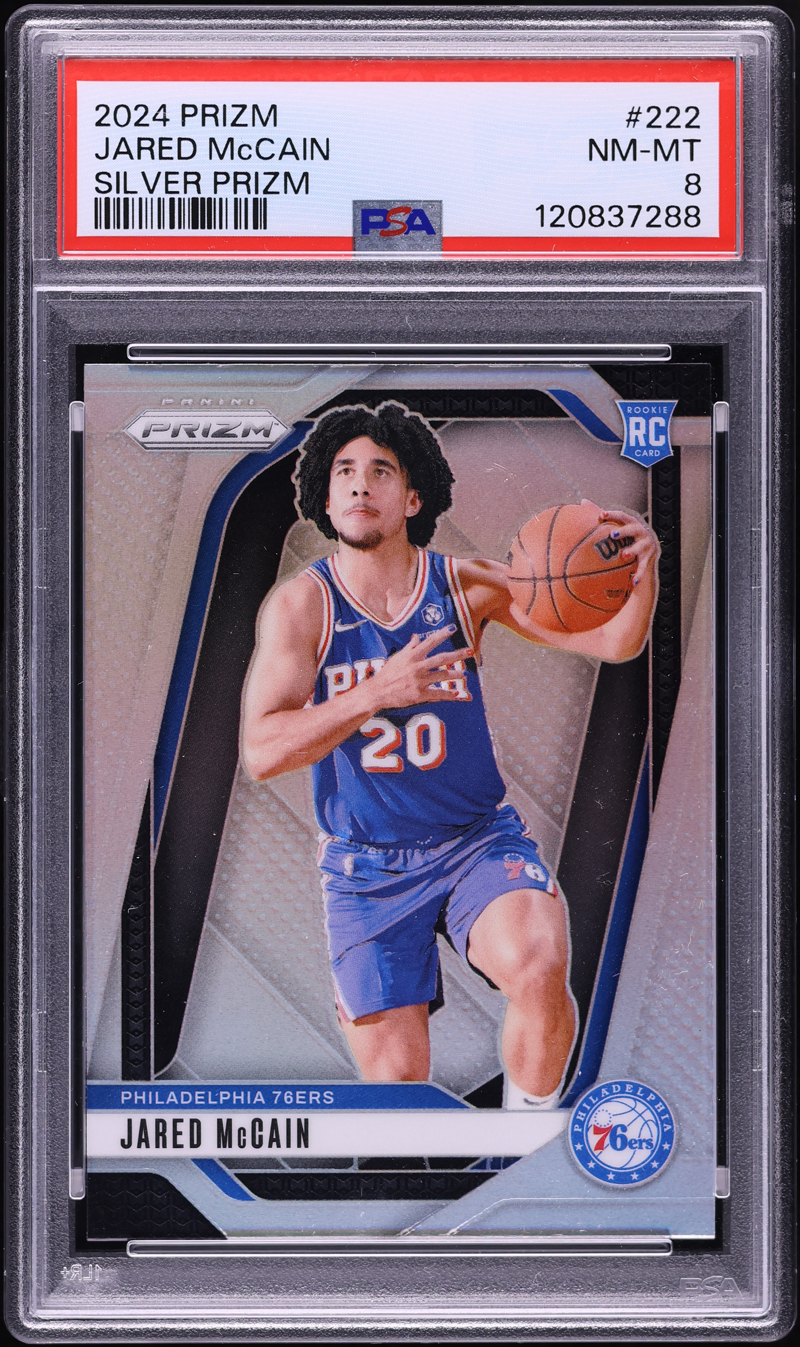 JARED McCAIN PRIZM Silver RC auto