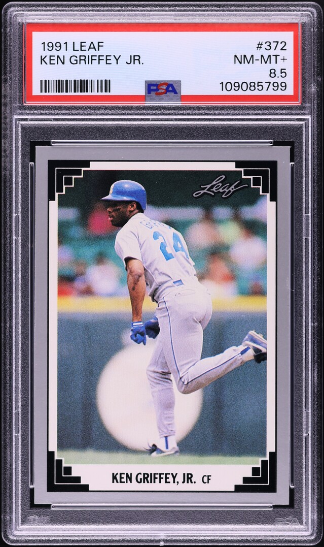 1991 Leaf Ken Griffey Jr. #372 PSA 8.5 NM-MT+