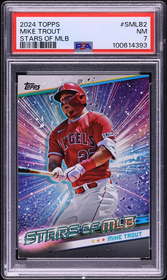 2024 Topps Stars Of MLB Mike Trout #SMLB-2 PSA 7 NRMT