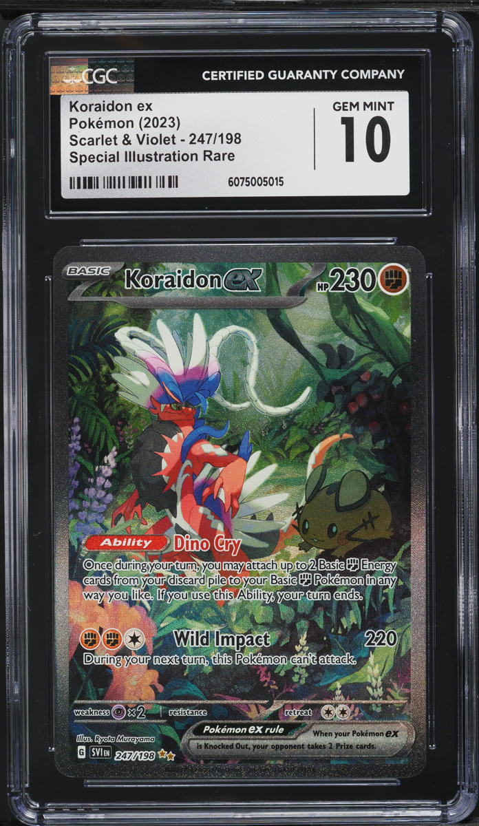 2023 Pokemon Scarlet & Violet SIR Koraidon ex #247 CGC 10 GEM MINT on  Fanatics Collect
