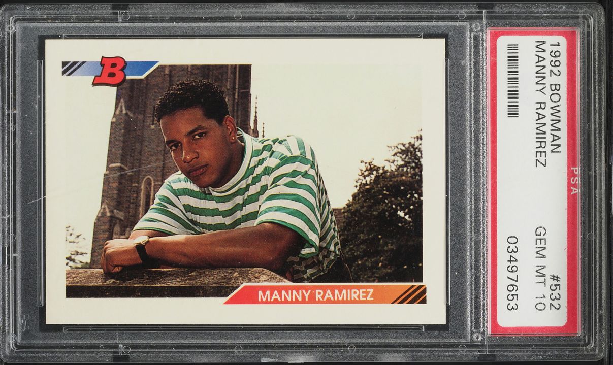 1992 Bowman Manny Ramirez ROOKIE #532 PSA 10 GEM MINT