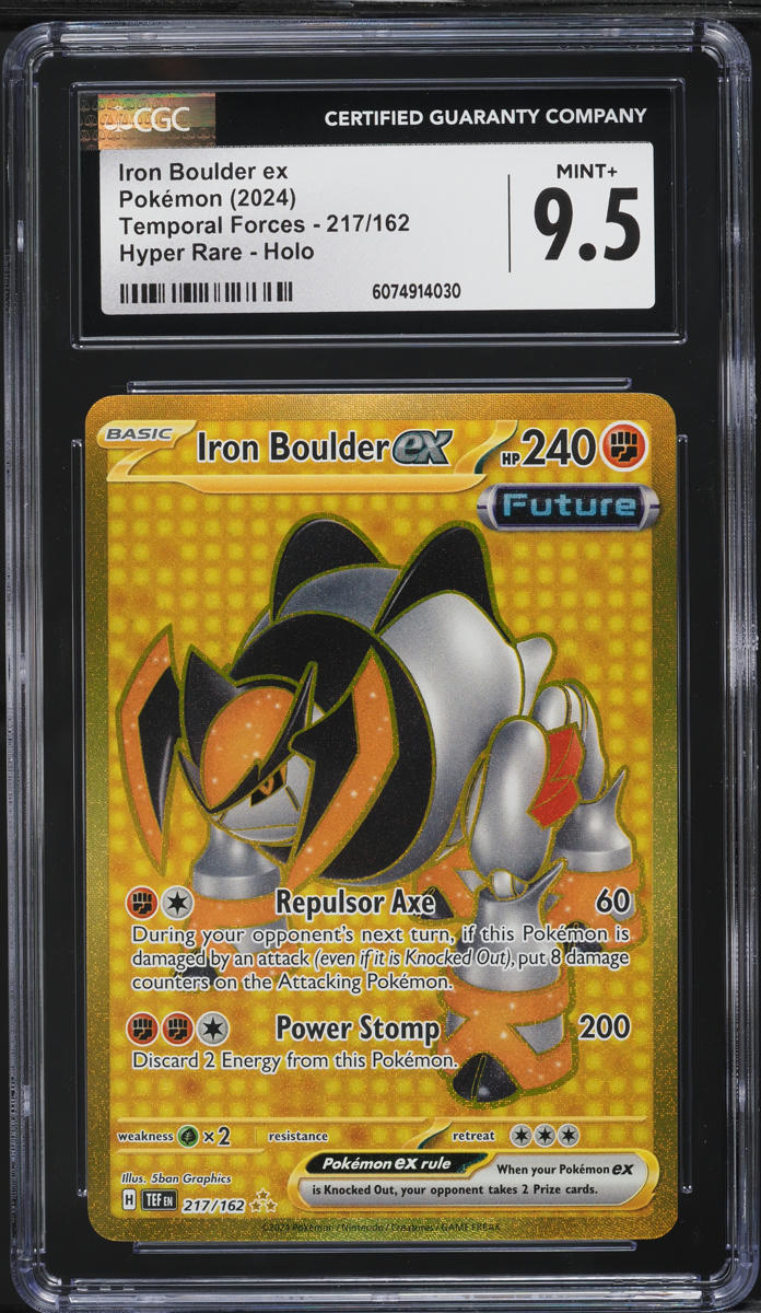iron boulder ex pokemon card value Amazon.com: Pokemon – Iron Boulder ex 192/162 main image 0