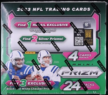 2023 Panini Prizm Football Sealed Retail Box, 24ct Packs