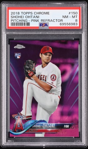 その他 2018 Topps Pink Refractor Shohei Ohtani 2018 Topps Chrome Pitching Pink Refractor Shohei Ohtani ROOKIE