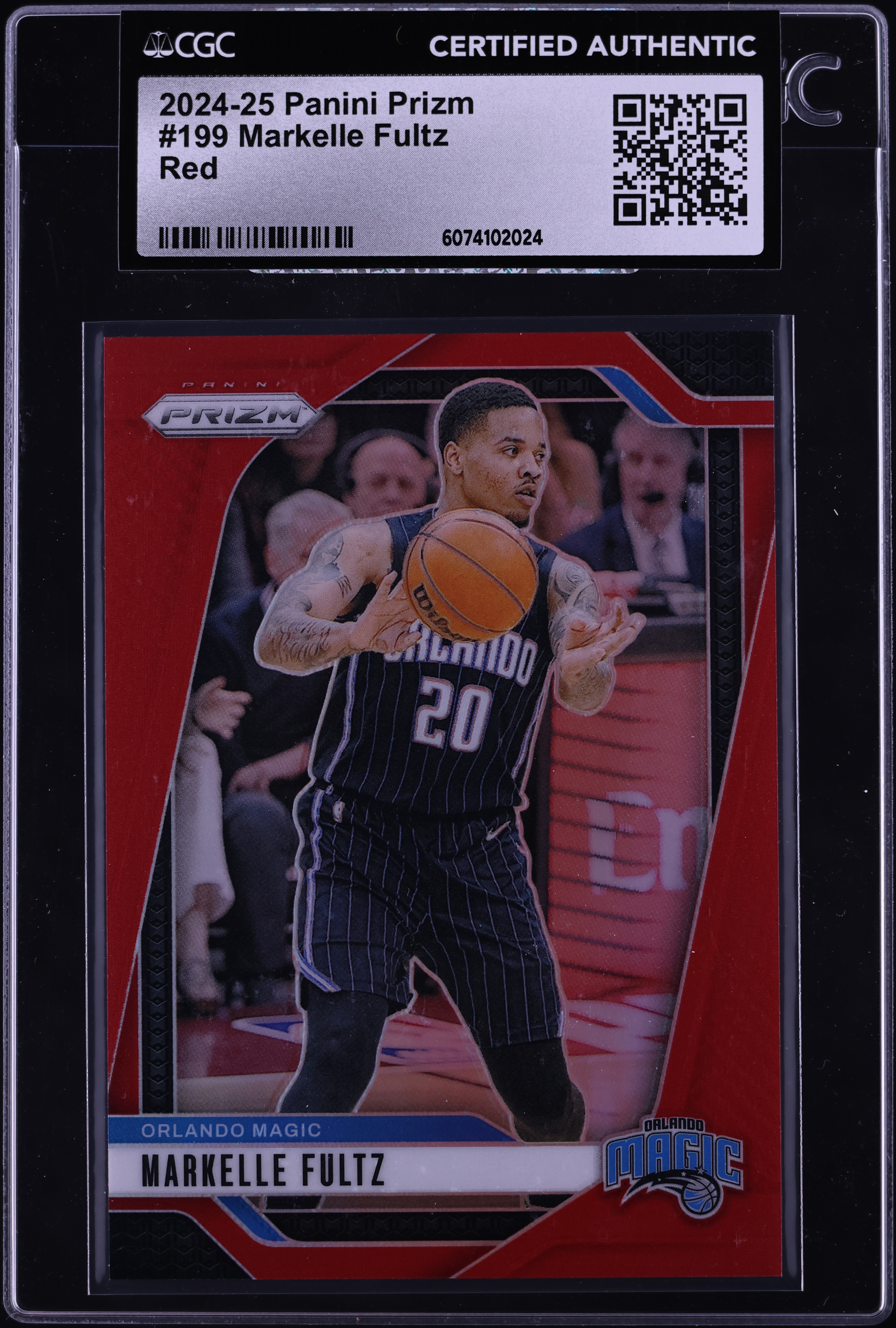 2024 Panini Prizm Red Markelle Fultz /299 #199 CGC AUTH on