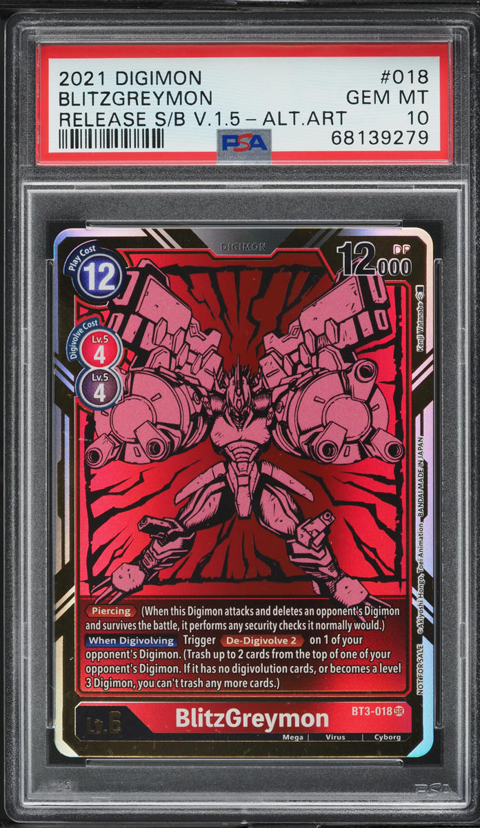 digimon card game blitzgreymon ALTERNATE ART] Digimon Emperor (EX10-068) main image 1