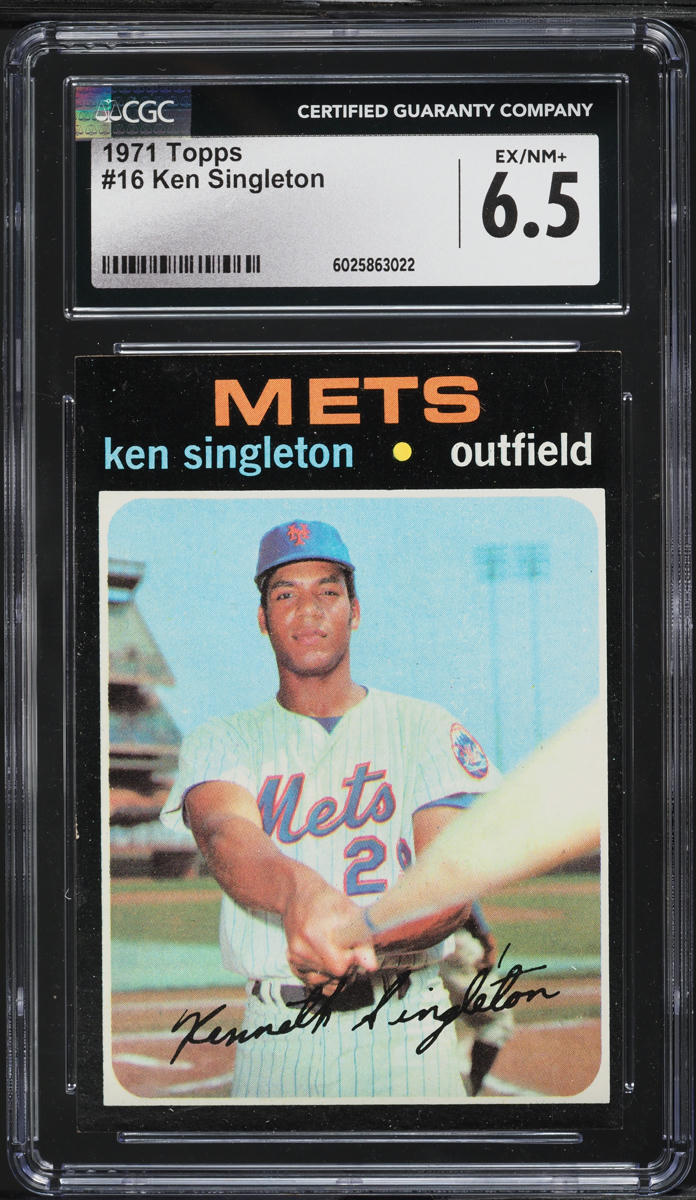 1971 Topps Ken Singleton #16 CGC 6.5 EXMT+