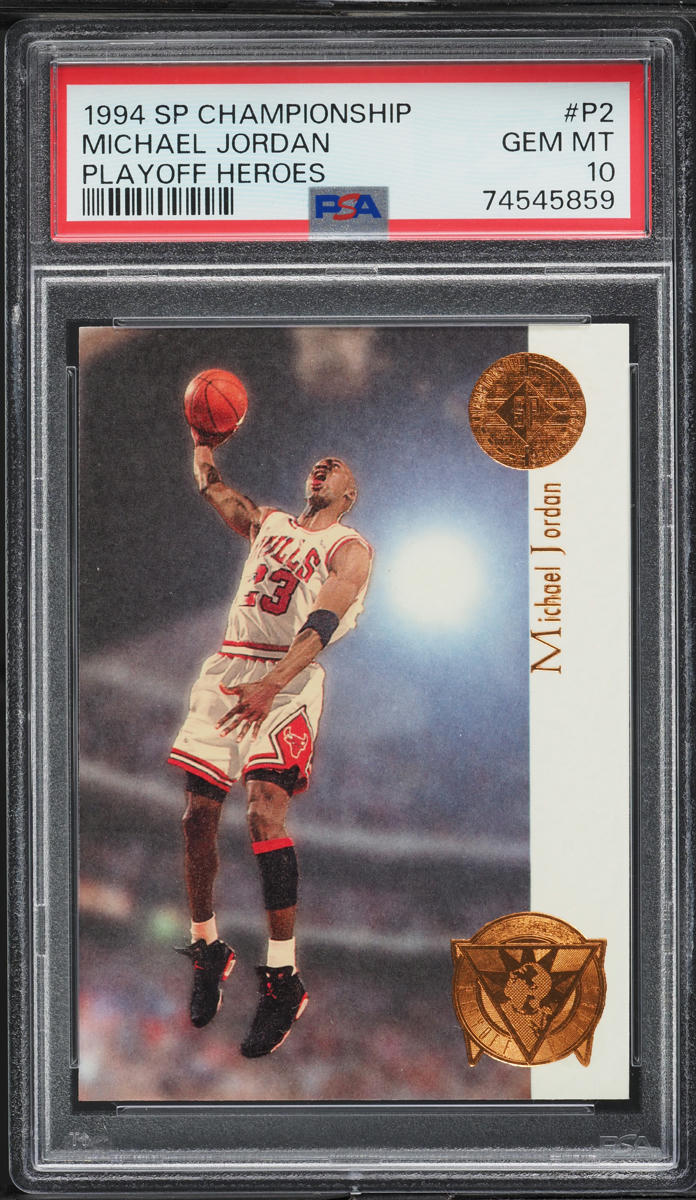 1994 SP Championship Playoff Heroes Michael Jordan #P2 PSA 10 GEM MINT