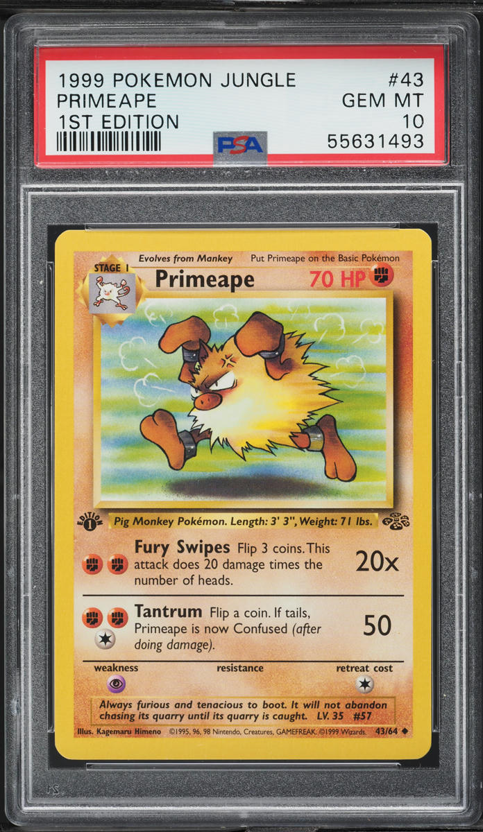 1995 primeape pokemon card value - (43) - Jungle : Buy Online at Best Price in KSA If there is a Stadium card in play Brock's Primeape 035 - Unlimited