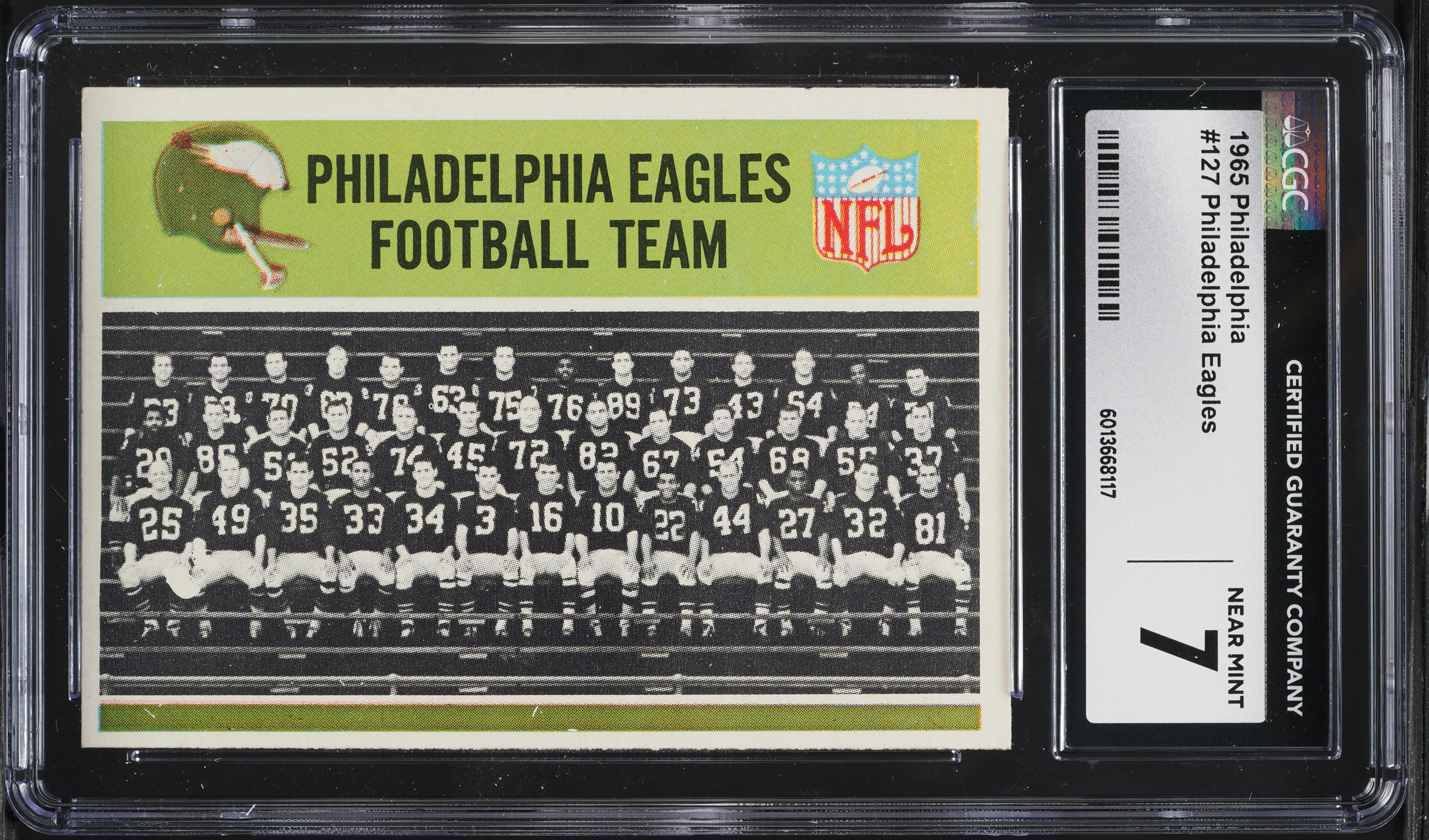 1965 Philadelphia Philadelphia Eagles #127 CGC 7 NRMT on Fanatics