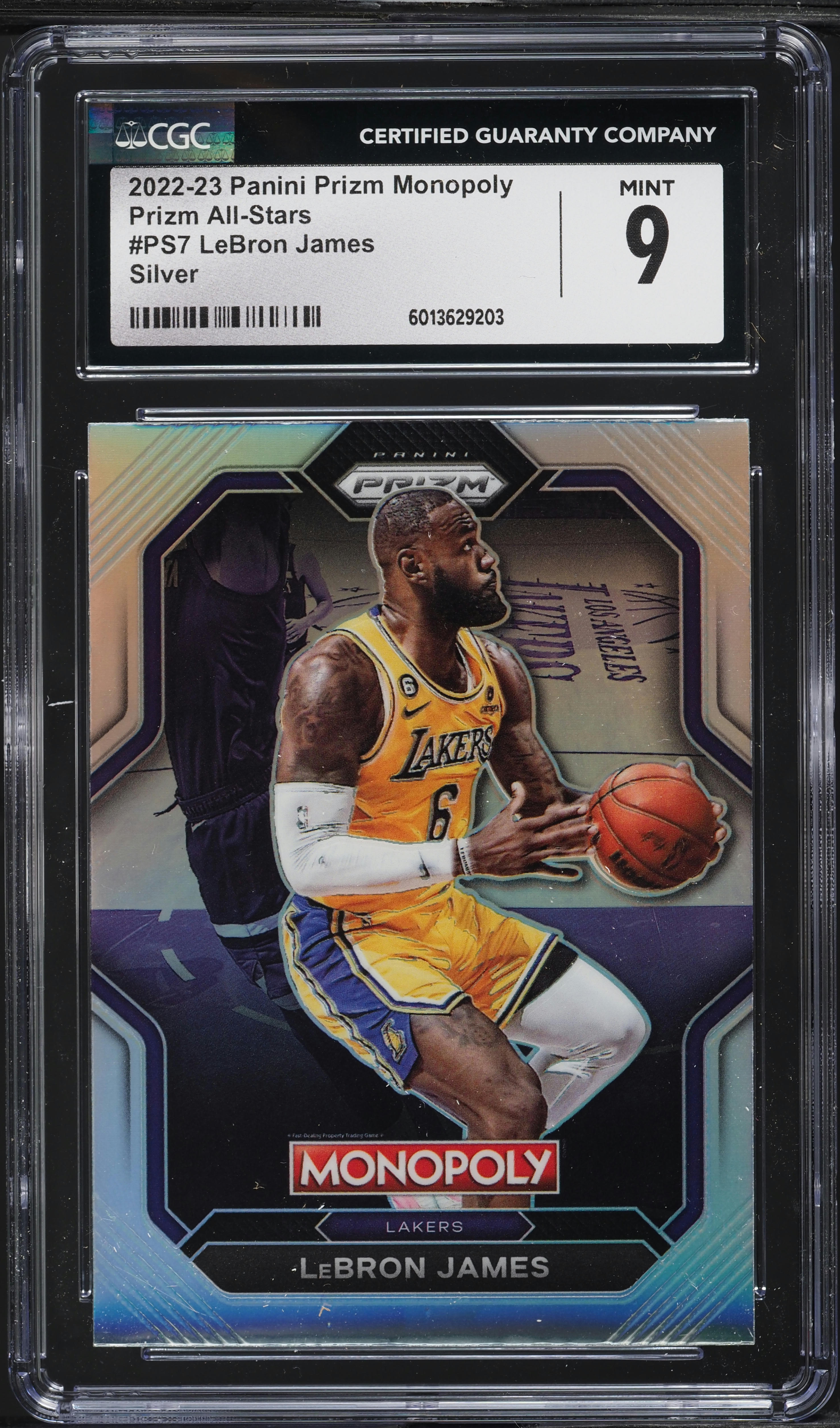2022 Panini Prizm Monopoly All-Stars Silver LeBron James #PS7 CGC 