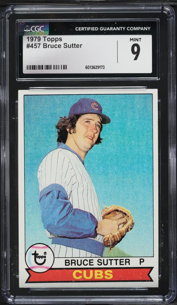 1979 Topps Bruce Sutter #457 CGC 9 MINT