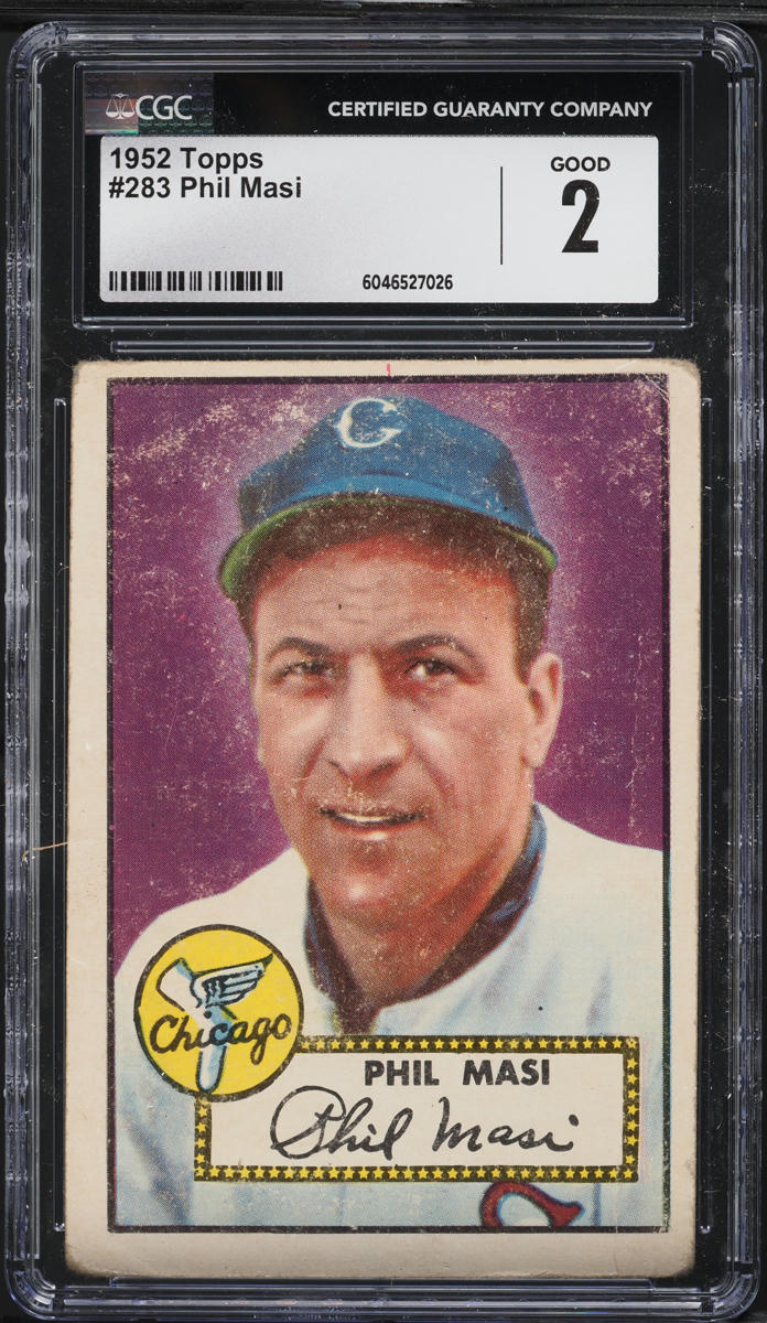 1952 Topps Phil Masi #283 CGC 2 GD