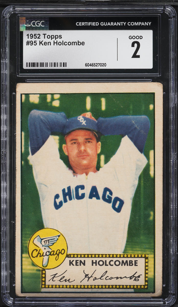 1952 Topps Ken Holcombe #95 CGC 2 GD