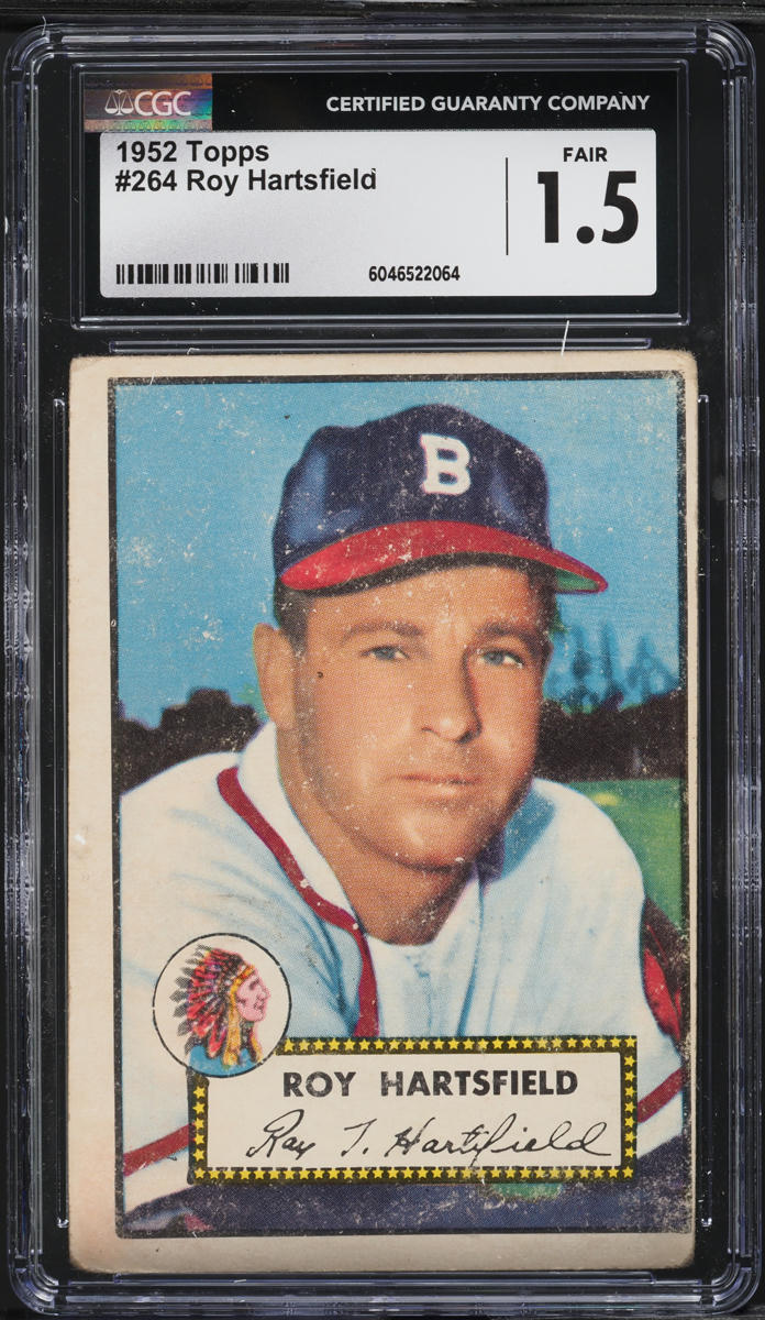 1952 Topps Roy Hartsfield #264 CGC 1.5 FR