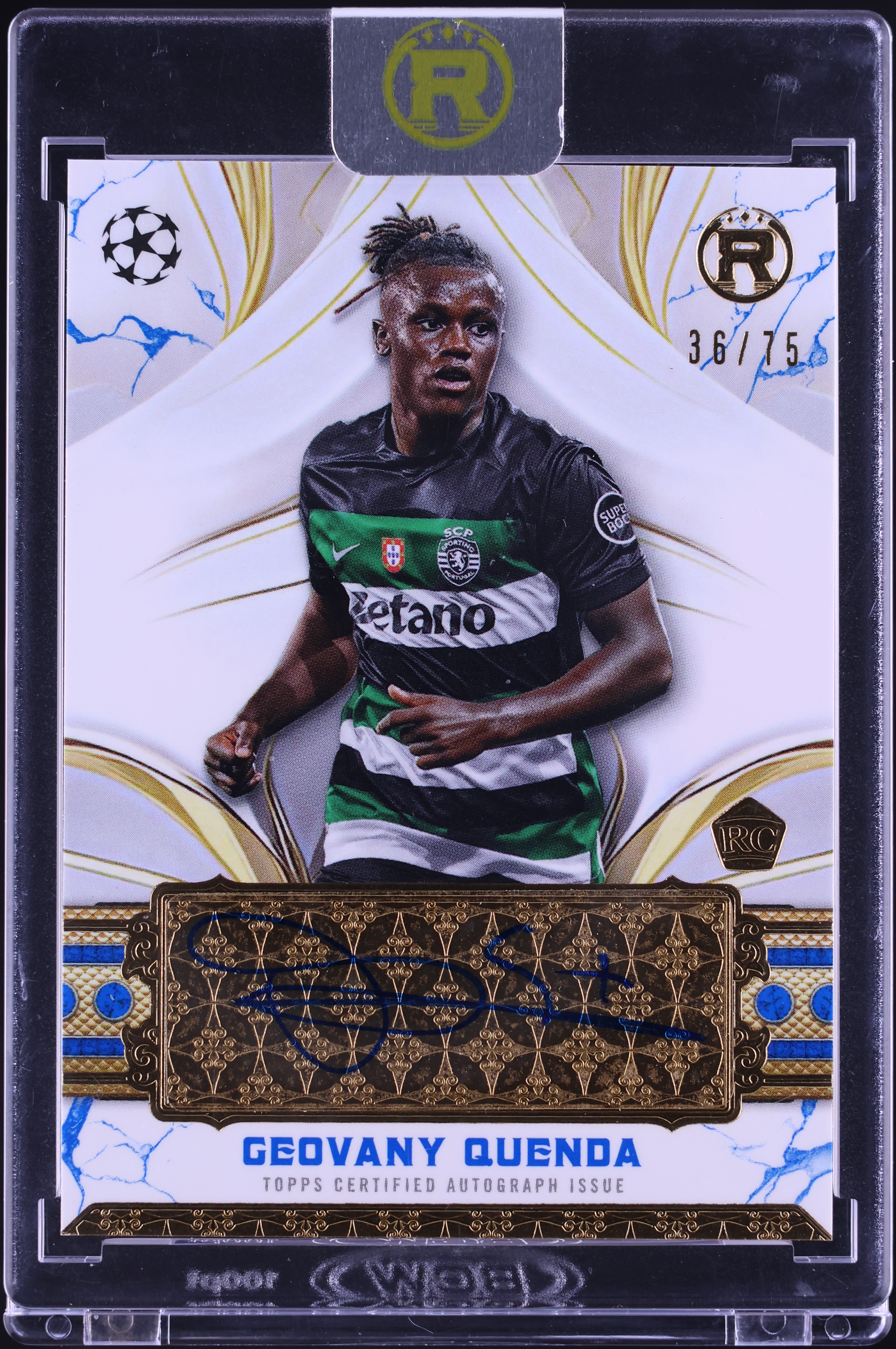 2024 Topps Reverence UEFA Club Competitions Blue Geovany Quenda