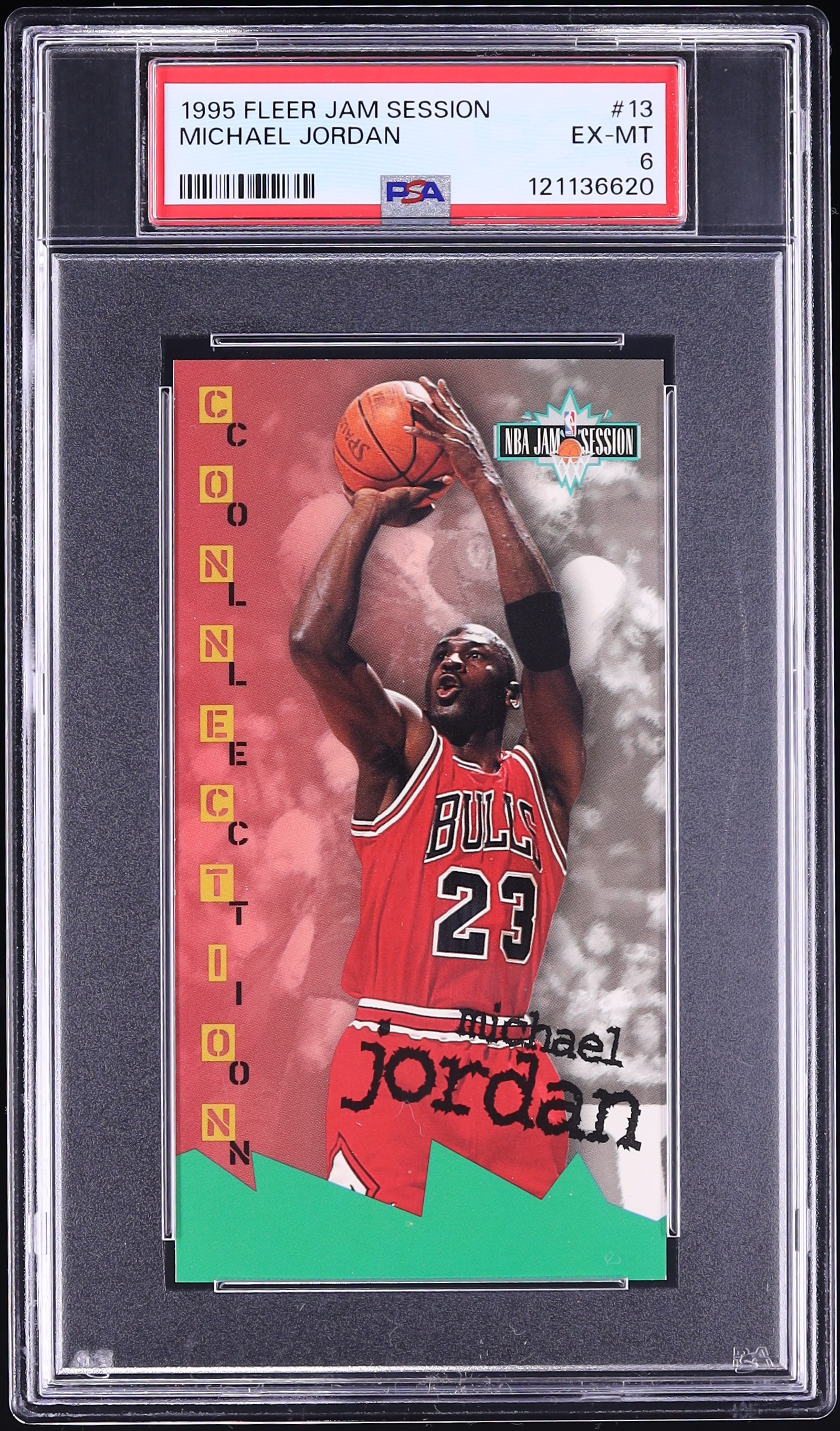 1995 Fleer Jam Session Michael Jordan #13 PSA 6 EXMT on Fanatics