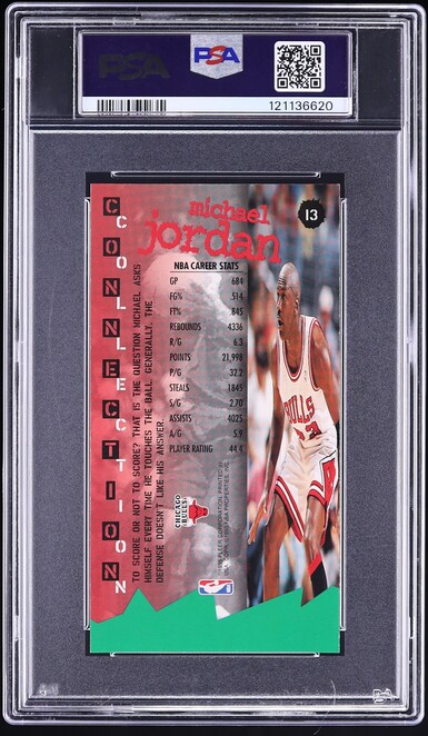 1995 Fleer Jam Session Michael Jordan #13 PSA 6 EXMT