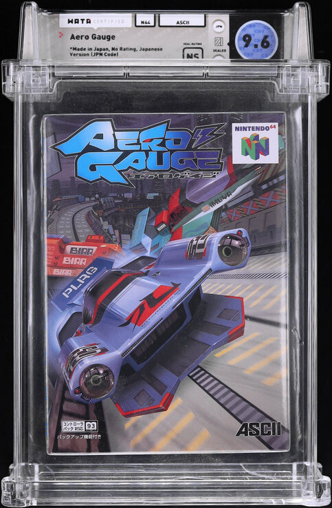 Aero Gauge (Nintendo 64 N64) WATA 9.6 NS