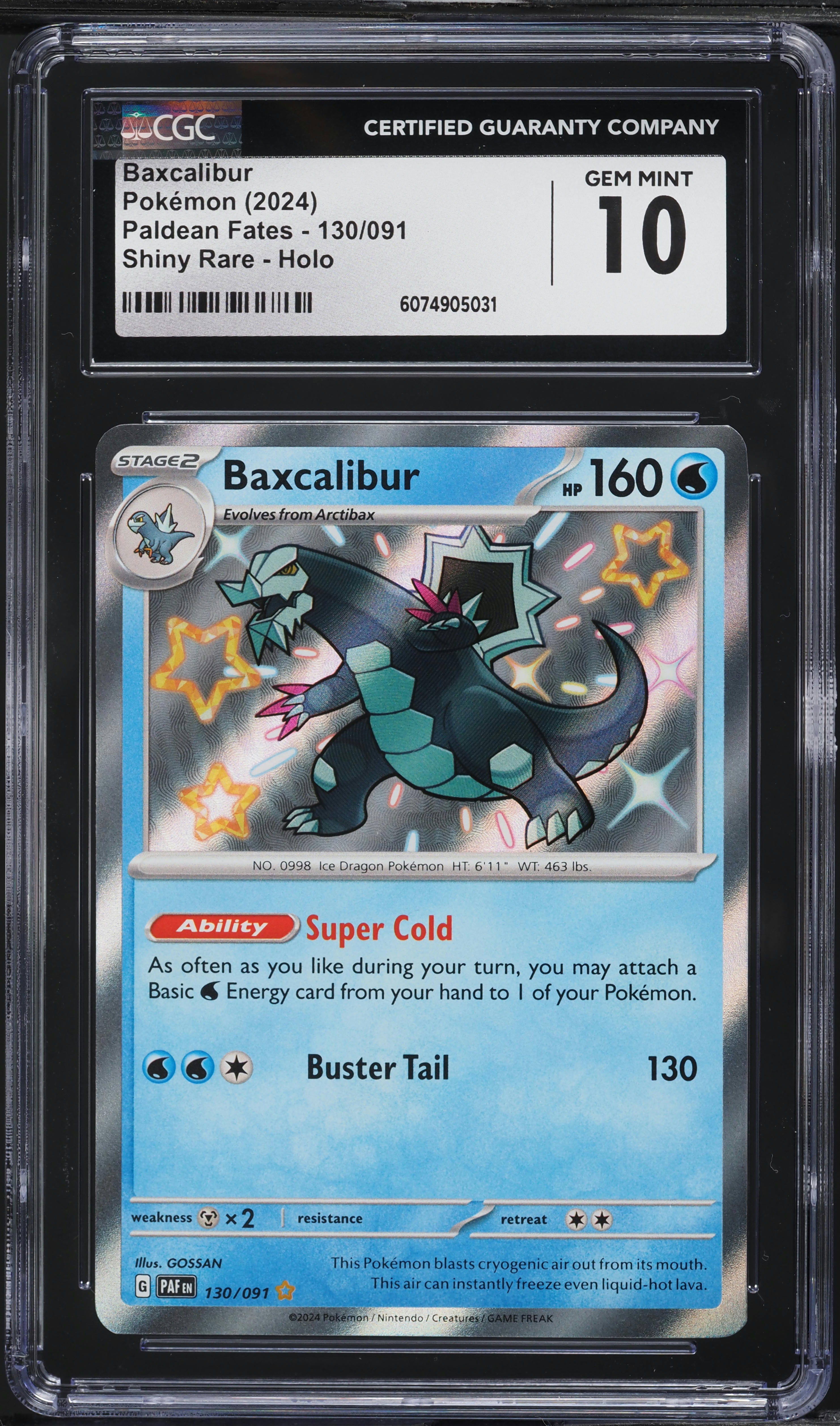 baxcalibur pokemon card Baxcalibur