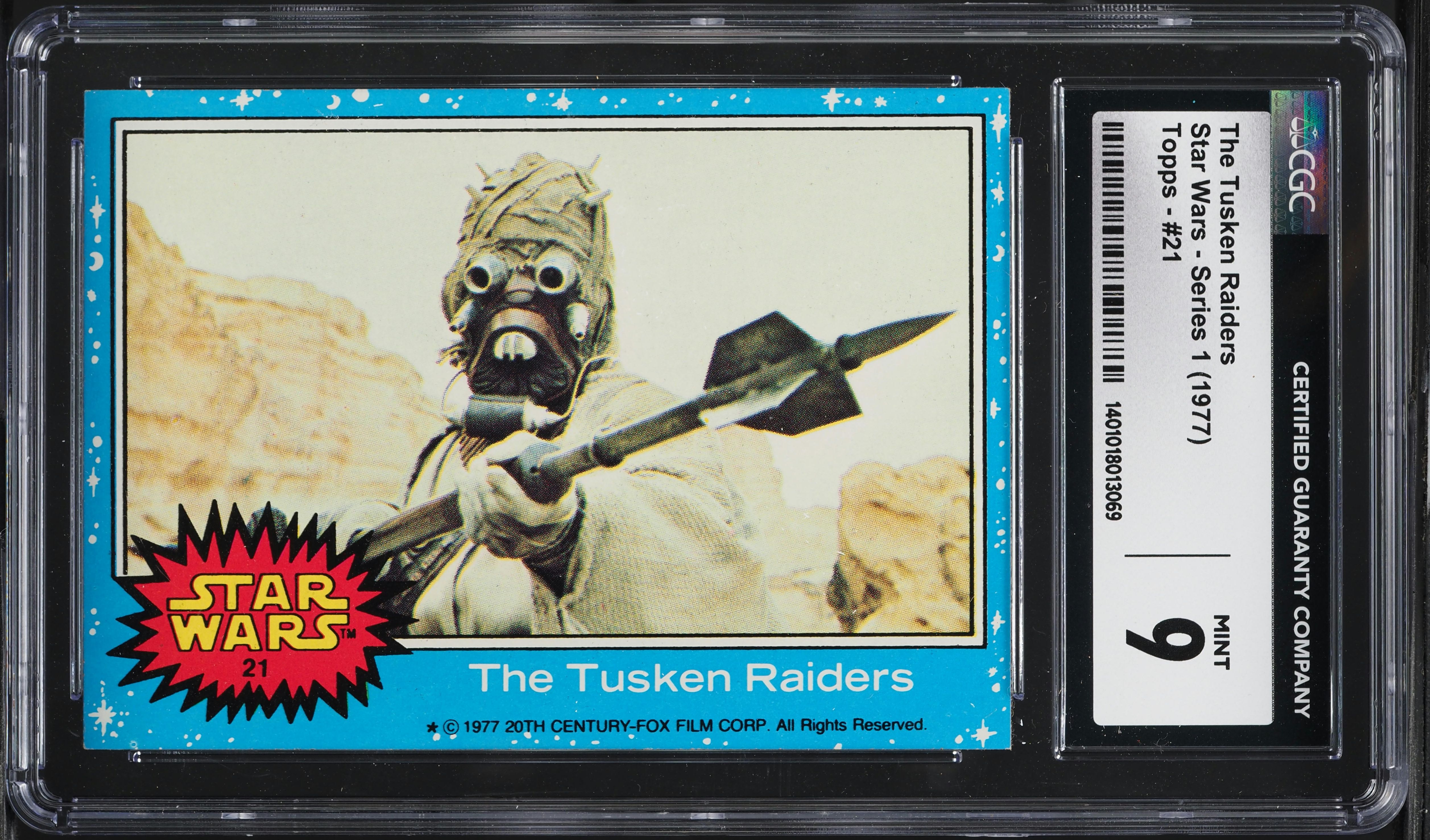 1977 Topps Star Wars - Series 1 The Tusken Raiders #21 CGC 9 MINT