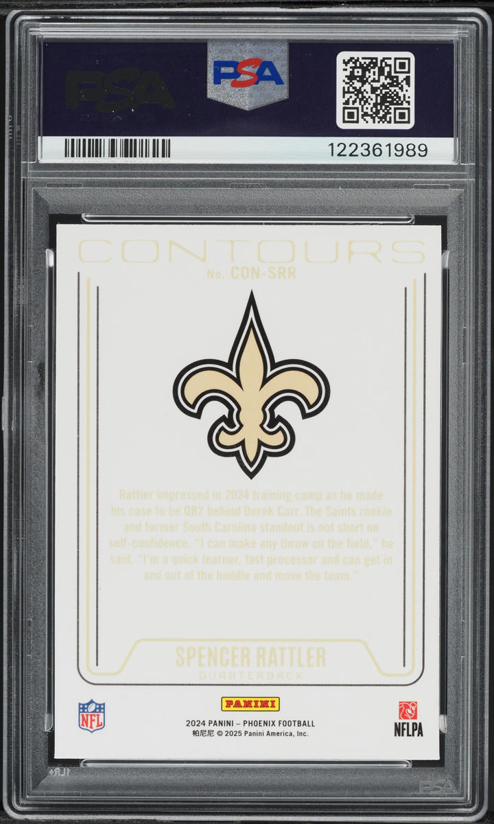 2024 Panini Phoenix Contours Lazer Spencer Rattler ROOKIE #CONSRR