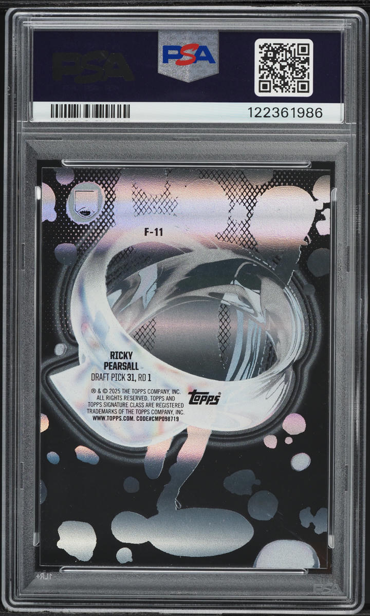 2024 Topps Signature Class Fluidity Ricky Pearsall ROOKIE #F-11 PSA 10 GEM MINT