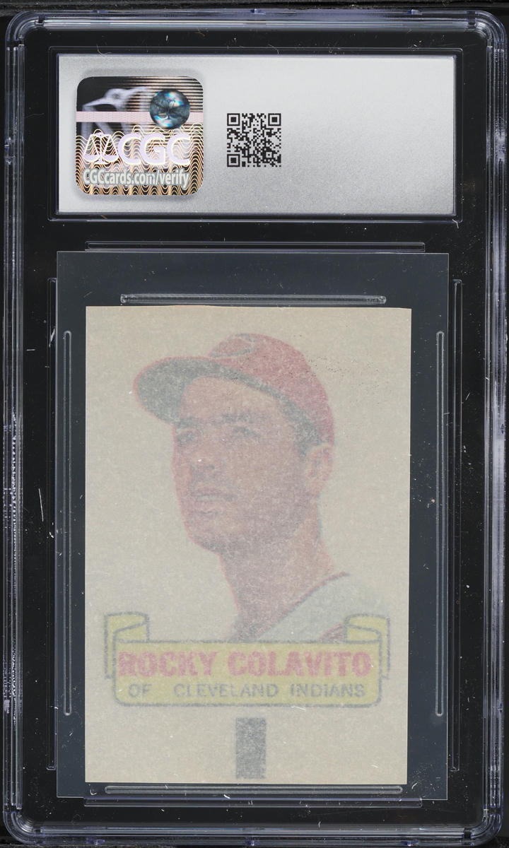1966 Topps Rub-Offs Rocky Colavito CGC 9 MINT